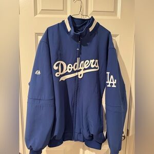 Dodgers Men’s Majestic Authentic Collection Blue Jacket